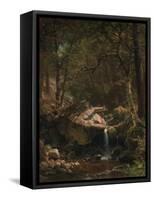 Mountain Brook, 1863-Albert Bierstadt-Framed Stretched Canvas