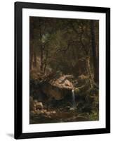 Mountain Brook, 1863-Albert Bierstadt-Framed Giclee Print