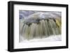 Mountain brook 'Kleine Ohe', abstract view of flowing water, blurred movement, Bayerischer Wald-Fritz Polking-Framed Photographic Print