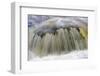 Mountain brook 'Kleine Ohe', abstract view of flowing water, blurred movement, Bayerischer Wald-Fritz Polking-Framed Photographic Print