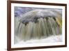 Mountain brook 'Kleine Ohe', abstract view of flowing water, blurred movement, Bayerischer Wald-Fritz Polking-Framed Photographic Print