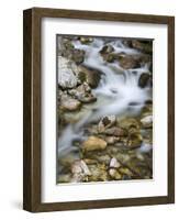 Mountain brook on the Peri?nik Falls, Vratatal, Triglav national park, Slovenia-Michael Jaeschke-Framed Photographic Print