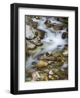 Mountain brook on the Peri?nik Falls, Vratatal, Triglav national park, Slovenia-Michael Jaeschke-Framed Photographic Print