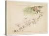 Mountain Cherry Blossoms, C. 1877-Shibata Zeshin-Stretched Canvas