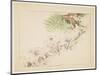 Mountain Cherry Blossoms, C. 1877-Shibata Zeshin-Mounted Giclee Print