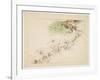 Mountain Cherry Blossoms, C. 1877-Shibata Zeshin-Framed Giclee Print