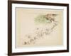 Mountain Cherry Blossoms, C. 1877-Shibata Zeshin-Framed Giclee Print