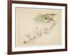 Mountain Cherry Blossoms, C. 1877-Shibata Zeshin-Framed Giclee Print