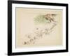 Mountain Cherry Blossoms, C. 1877-Shibata Zeshin-Framed Giclee Print