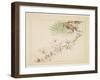 Mountain Cherry Blossoms, C. 1877-Shibata Zeshin-Framed Giclee Print