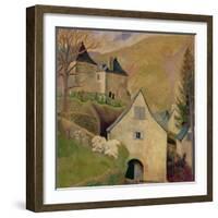 Mountain Church, Larrau-Dora Carrington-Framed Giclee Print