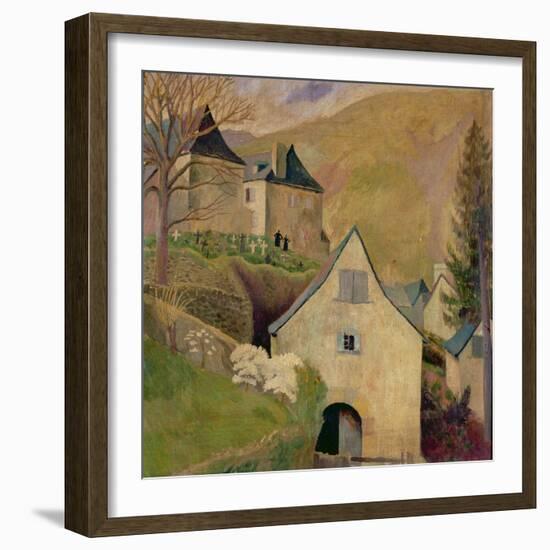 Mountain Church, Larrau-Dora Carrington-Framed Giclee Print