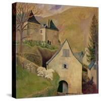 Mountain Church, Larrau-Dora Carrington-Stretched Canvas