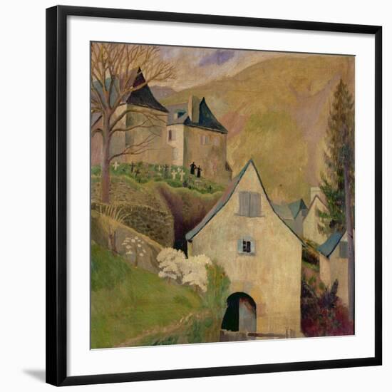 Mountain Church, Larrau-Dora Carrington-Framed Giclee Print