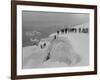 Mountain Climbers Ascending Mount Baker, 1908-Asahel Curtis-Framed Premium Giclee Print