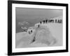 Mountain Climbers Ascending Mount Baker, 1908-Asahel Curtis-Framed Giclee Print