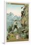 Mountain Climbing Expedition, German Alps-null-Framed Art Print