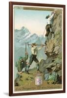 Mountain Climbing Expedition, German Alps-null-Framed Art Print