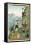 Mountain Climbing Expedition, German Alps-null-Framed Stretched Canvas