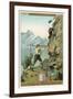 Mountain Climbing Expedition, German Alps-null-Framed Art Print