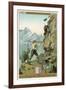 Mountain Climbing Expedition, German Alps-null-Framed Art Print