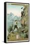 Mountain Climbing Expedition, German Alps-null-Framed Stretched Canvas