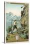 Mountain Climbing Expedition, German Alps-null-Stretched Canvas