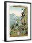 Mountain Climbing Expedition, German Alps-null-Framed Art Print