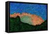 Mountain, Cloud and Sky-Andre Burian-Framed Stretched Canvas