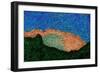 Mountain, Cloud and Sky-Andre Burian-Framed Giclee Print