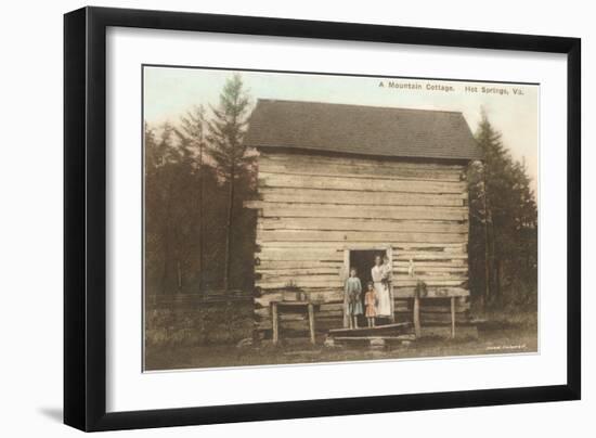 Mountain Cottage, Hot Springs, Virginia-null-Framed Art Print