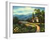 Mountain Cottage-Jason Blackstone-Framed Art Print