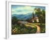 Mountain Cottage-Jason Blackstone-Framed Art Print