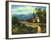 Mountain Cottage-Jason Blackstone-Framed Art Print