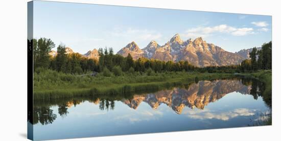 Mountain Echo-Peter Adams-Framed Stretched Canvas