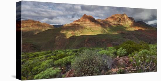 Mountain El Gigante Close Arteara, Gran Canaria, Canary Islands, Spain-Rainer Mirau-Stretched Canvas