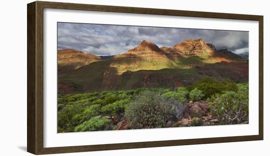 Mountain El Gigante Close Arteara, Gran Canaria, Canary Islands, Spain-Rainer Mirau-Framed Photographic Print