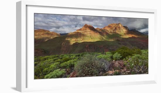 Mountain El Gigante Close Arteara, Gran Canaria, Canary Islands, Spain-Rainer Mirau-Framed Photographic Print