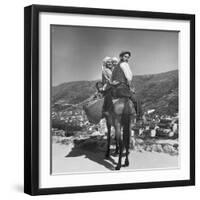 Mountain Family Riding on a Horse-Alfred Eisenstaedt-Framed Photographic Print