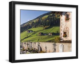 Mountain Farm, Villnoess Valley, Dolomites. Italy, South Tyrol-Martin Zwick-Framed Photographic Print