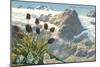 Mountain Flowers, Swiss Alps-null-Mounted Art Print