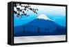 Mountain Fuji Japan Sakura View Landscape Travel Place Vector-Ienjoyeverytime-Framed Stretched Canvas