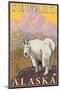 Mountain Goat, Seward, Alaska-Lantern Press-Mounted Art Print