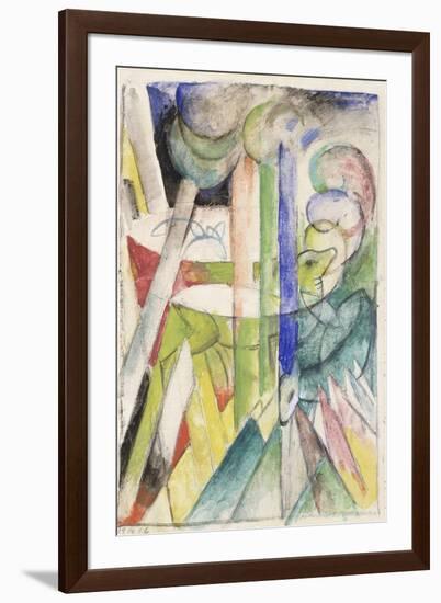 Mountain Goat-Franz Marc-Framed Giclee Print