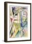 Mountain Goat-Franz Marc-Framed Giclee Print