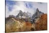 Mountain High Twin Rocks-Philippe Manguin-Stretched Canvas