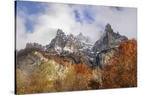 Mountain High Twin Rocks-Philippe Manguin-Stretched Canvas