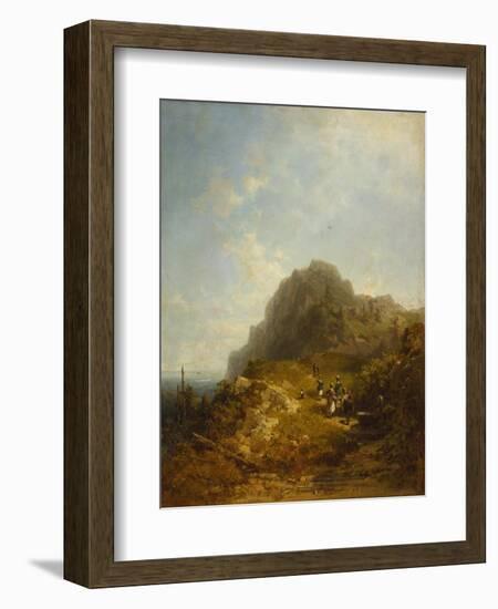 Mountain Hike-Carl Spitzweg-Framed Giclee Print