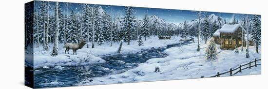 Mountain Holiday-Jeff Tift-Stretched Canvas