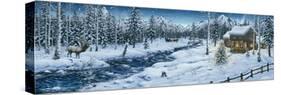 Mountain Holiday-Jeff Tift-Stretched Canvas